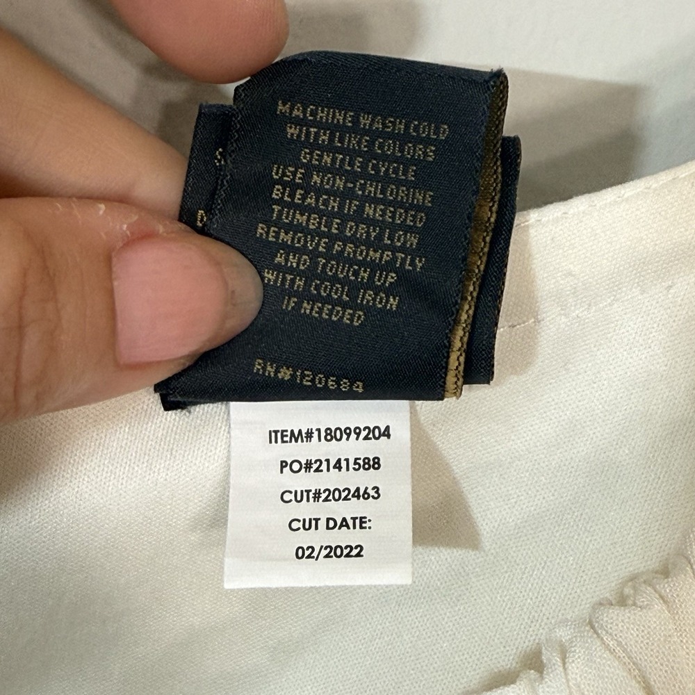 Her Universe OutlanderDress Womens Sz S White Gray Brown Tartan Lace Up Hi Low - Picture 8 of 12